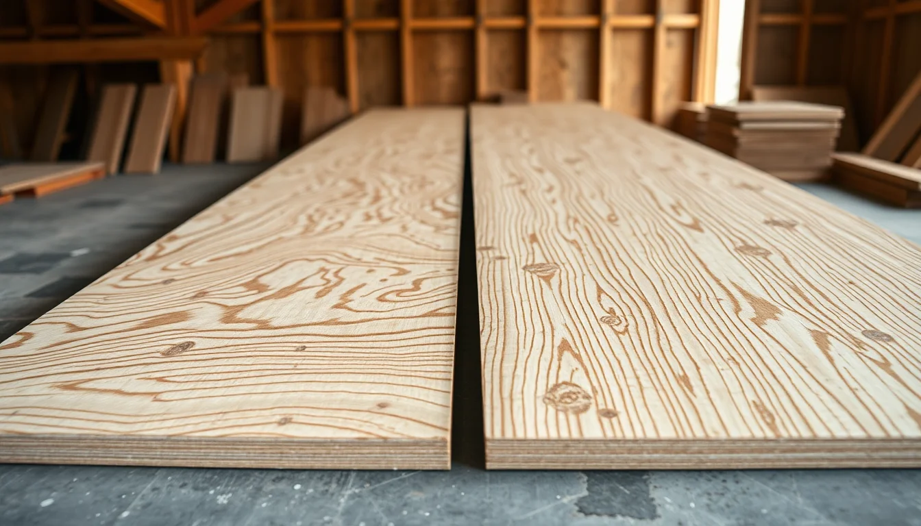 Panneau OSB et aggloméré pour plancher